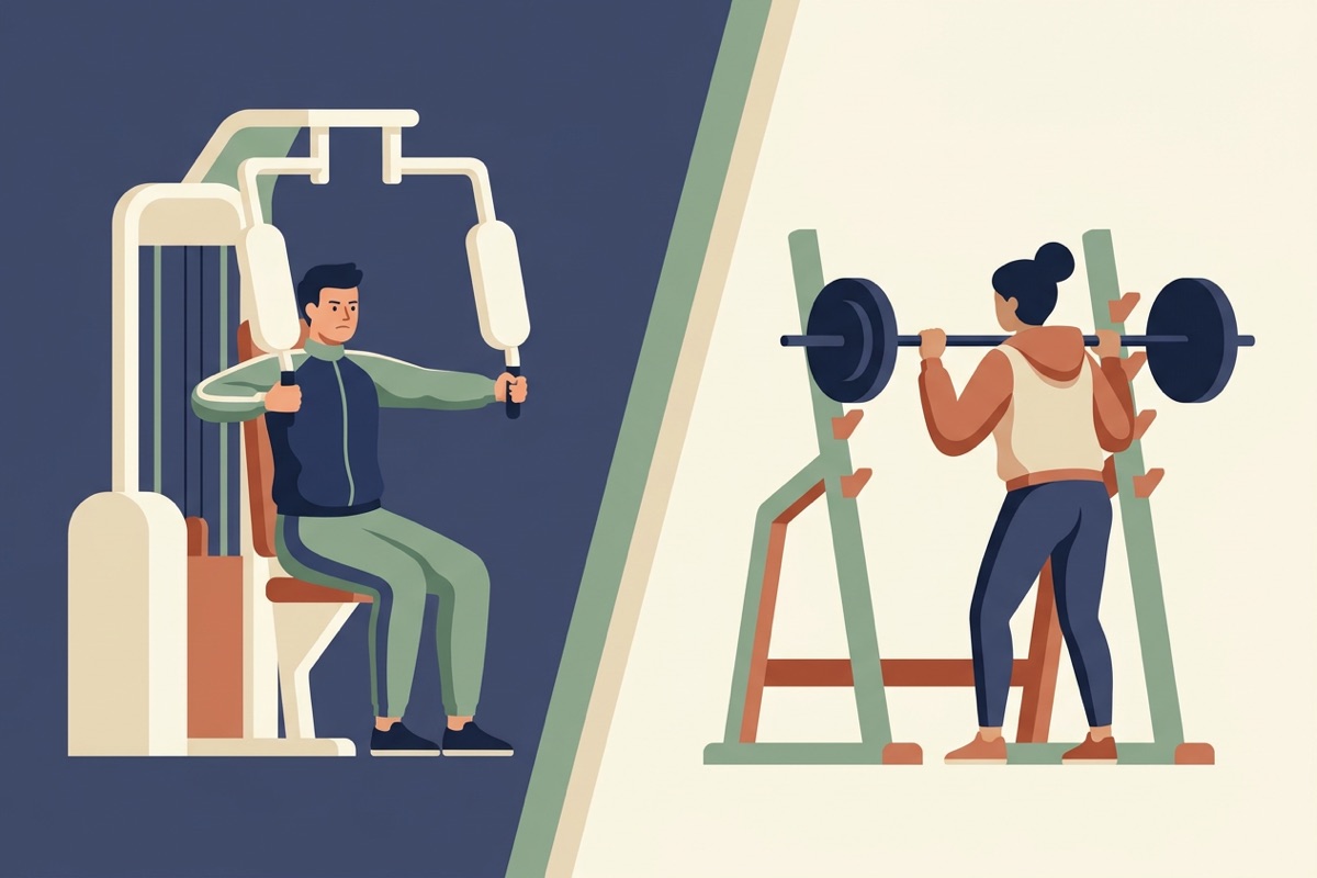Free Weights vs Machines for Every Stage